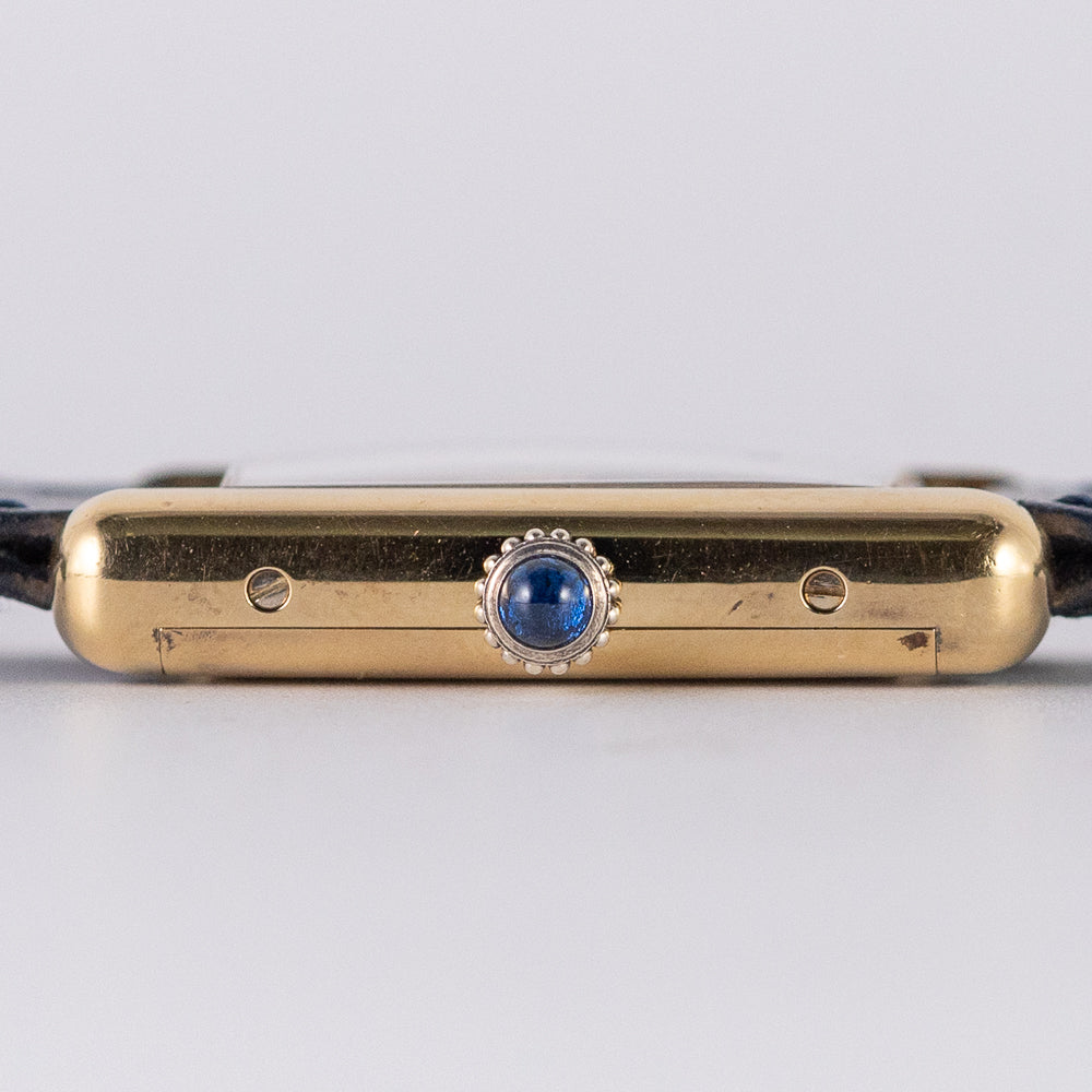 CARTIER LM MUST DE TANK LAPIS LAZURI - Like Box and Warranty Papers