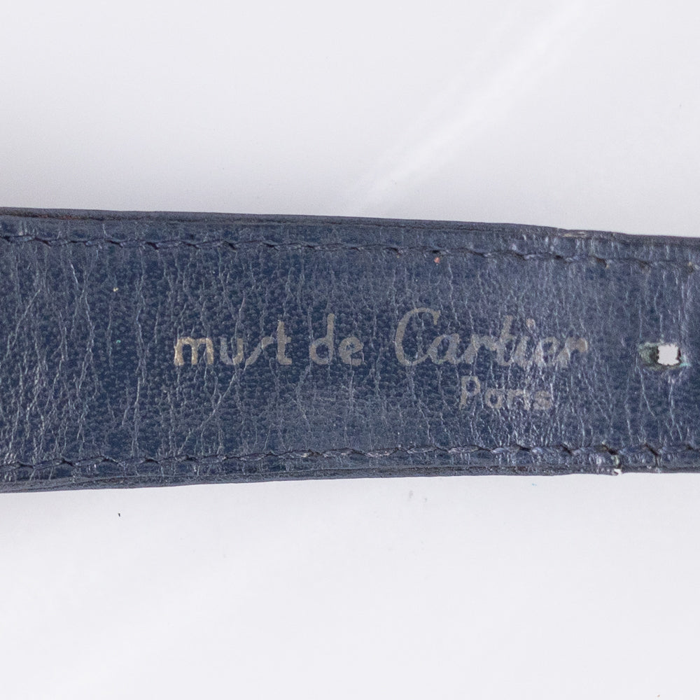 CARTIER LM MUST DE TANK LAPIS LAZURI - Like Box and Warranty Papers
