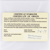 CARTIER LM MUST DE TANK LAPIS LAZURI - Like Box and Warranty Papers