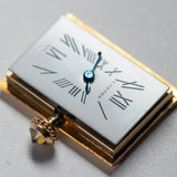 CARTIER SM TANK ALLONGEE Yellow Diamond Mecanique BOX