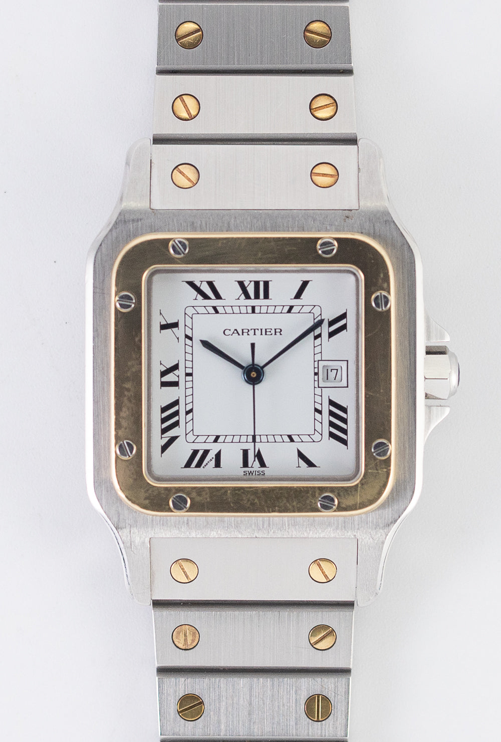 CARTIER LM Santos Carree Ref.2961 BOX and paper – TIMEANAGRAM