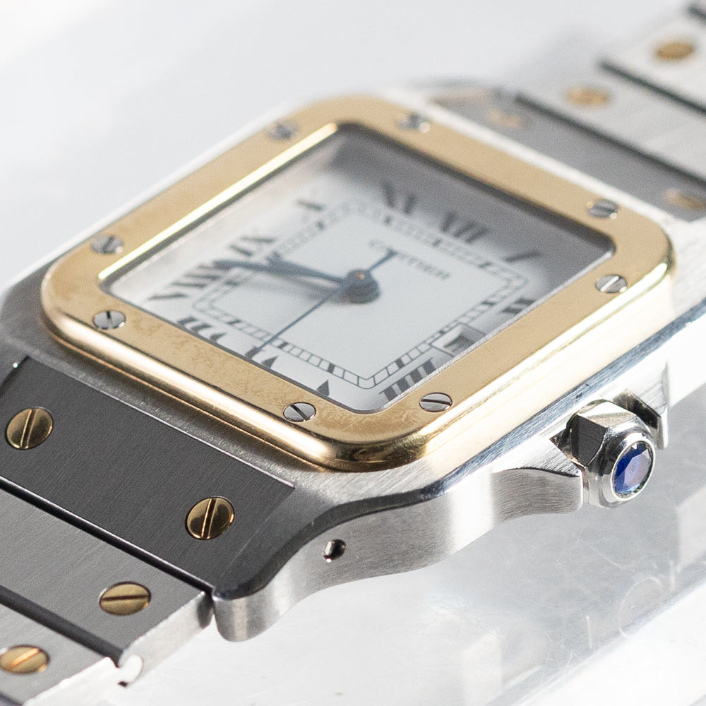 CARTIER LM Santos Carree Ref.2961 BOX and paper