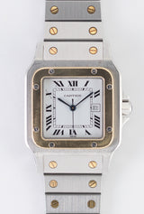 CARTIER LM Santos Carree Ref.2961 BOX and paper