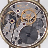 OMEGA Cal.30SCT1 Black Gilt Dial 14K Yellow Gold