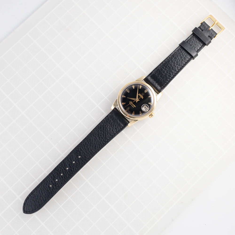 OMEGA Seamaster Calendar Black Gilt Dial Ref.2849 10SC