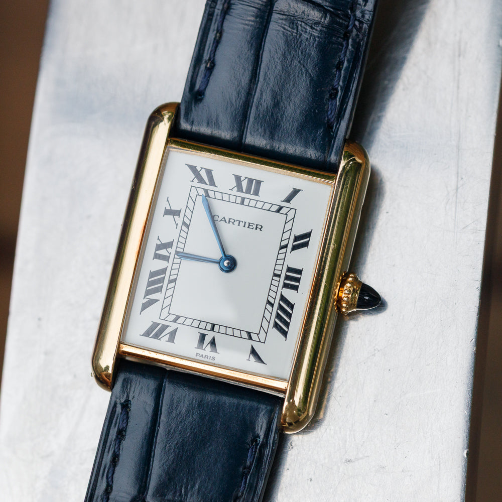 CARTIER LM TANK LC Ref.78086 Paris MK2 Dial Old Cabochon Crown Box