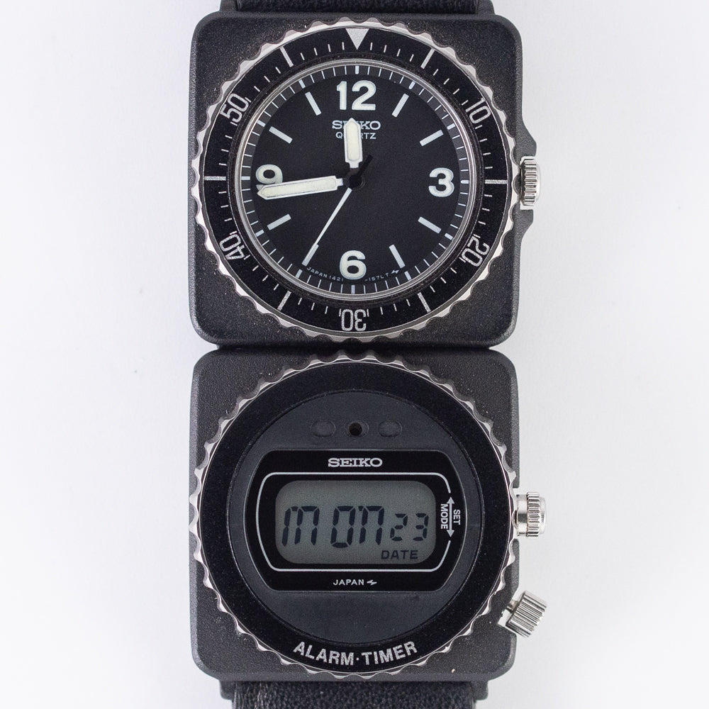 SEIKO FIELD MASTER's JDM NEW OLD STOCK SET Ref.1420-0140 Ref.H801-6040 Ref.H558-5020