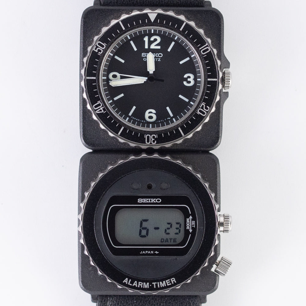 SEIKO FIELD MASTER's JDM NEW OLD STOCK SET Ref.1420-0140 Ref.H801-6040 Ref.H558-5020