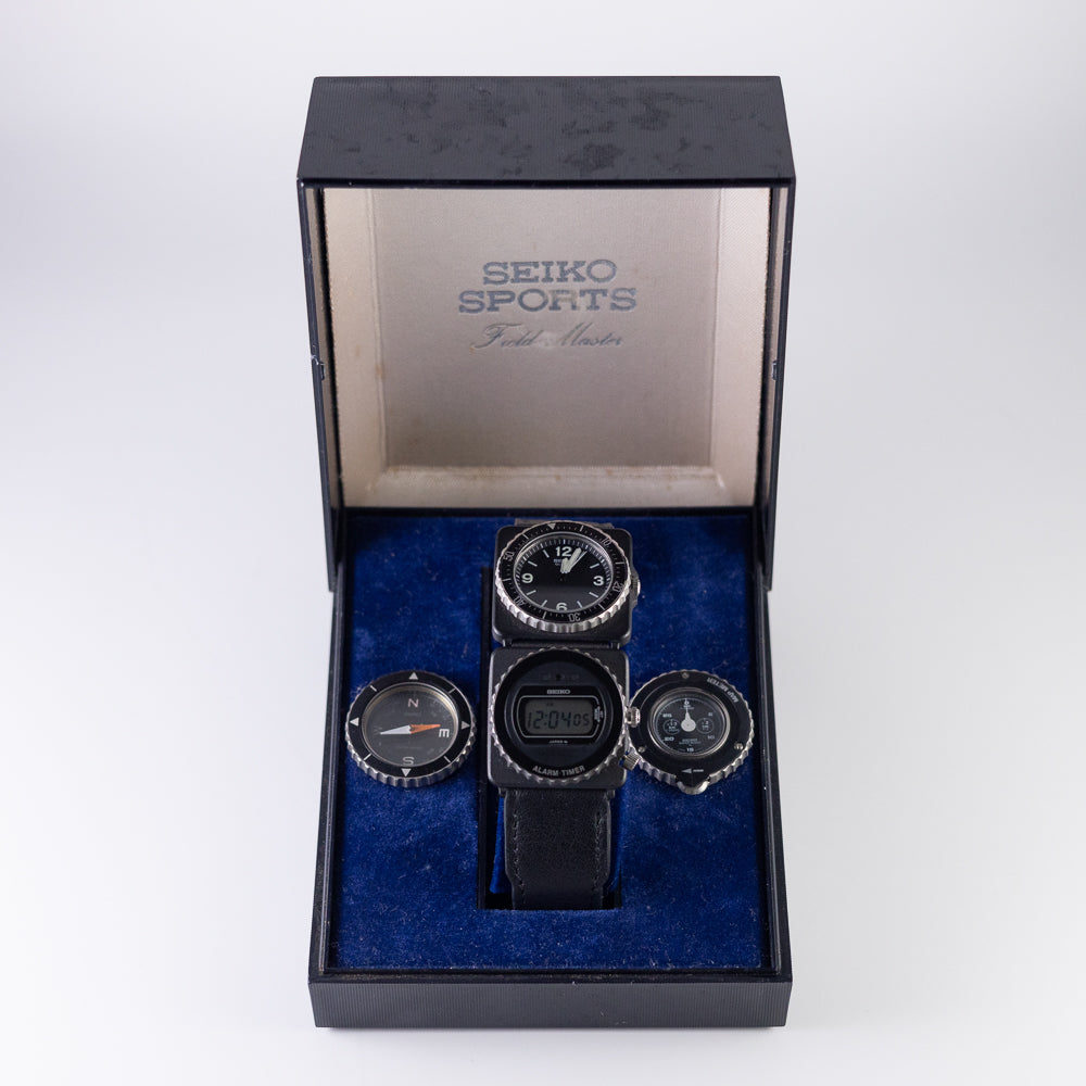 SEIKO FIELD MASTER's JDM NEW OLD STOCK SET Ref.1420-0140 Ref.H801-6040 Ref.H558-5020