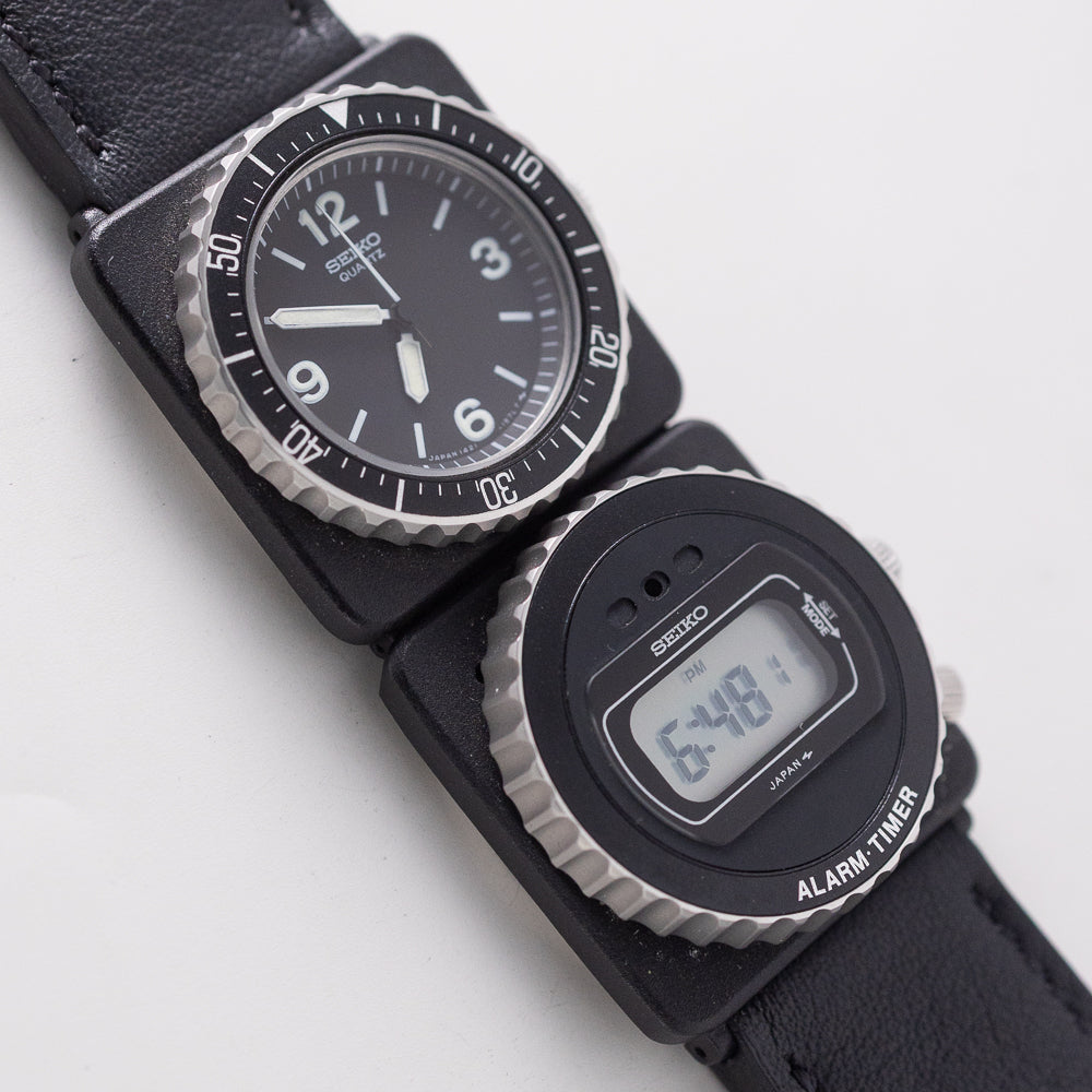 SEIKO FIELD MASTER's JDM NEW OLD STOCK SET Ref.1420-0140 Ref.H801-6040 Ref.H558-5020