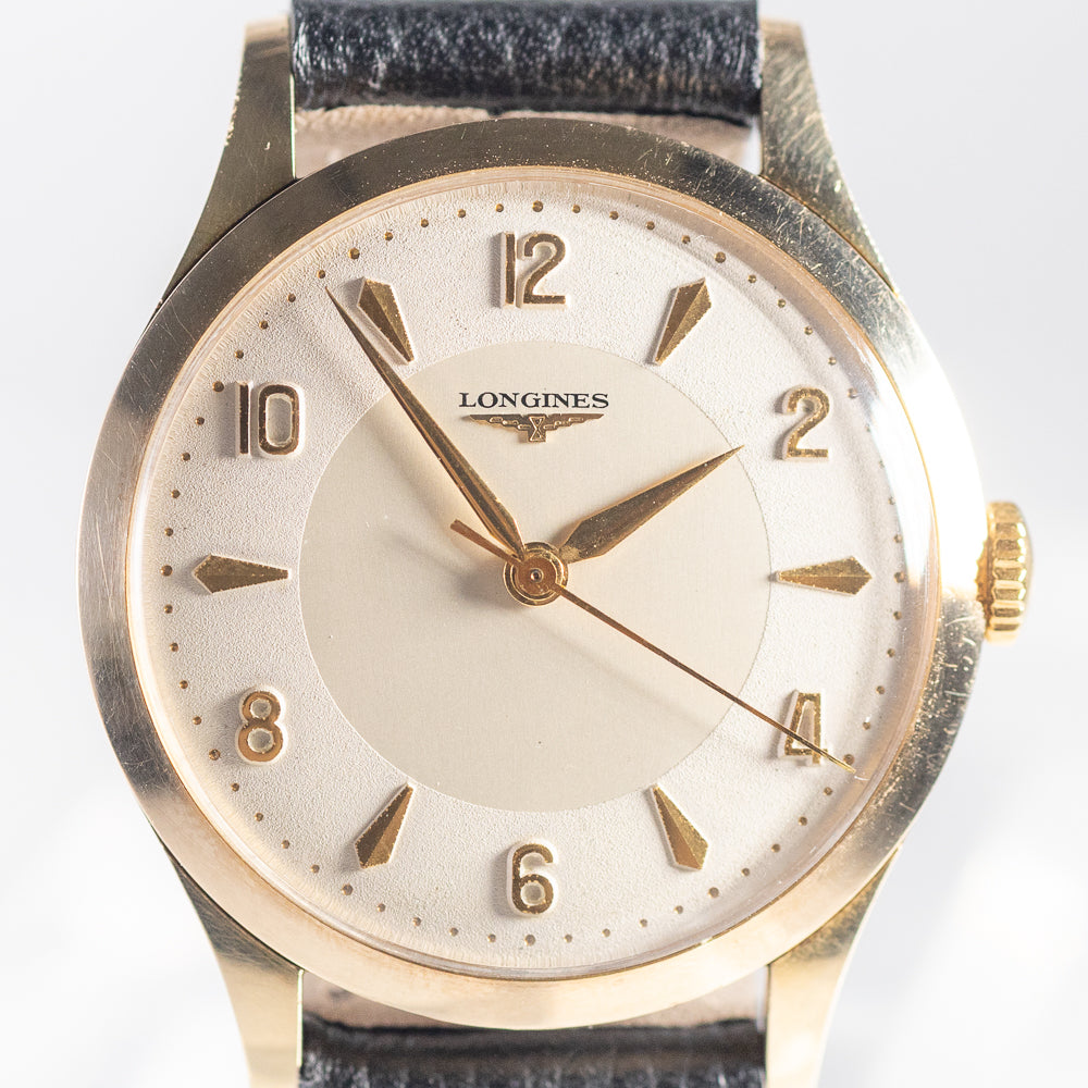LONGINES Cal.12.68ZS 14K Yellow Gold Ref.4.5664.6