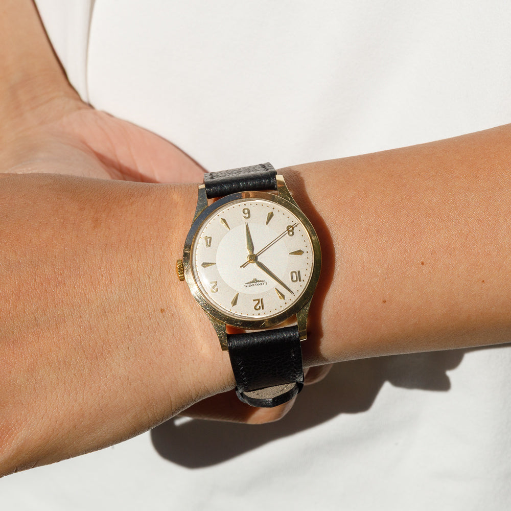 LONGINES Cal.12.68ZS 14K Yellow Gold Ref.4.5664.6