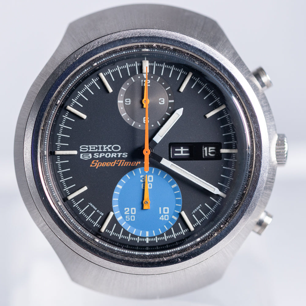 SEIKO 5 SPORTS SPEED TIMER Ref.6138-0020 NOS w.BOX and Paper