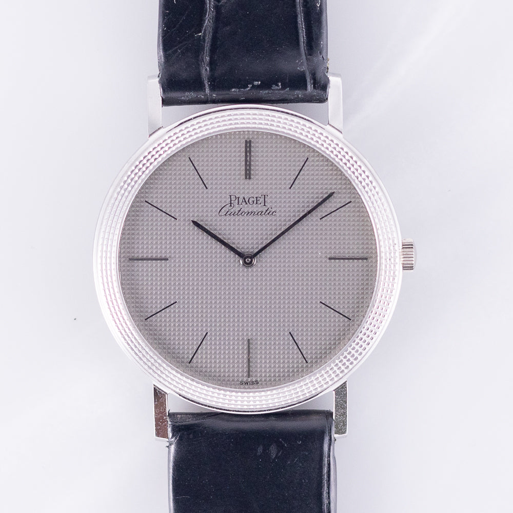 PIAGET Ref.12314 Clous de Paris Automatic Cal.12P 18K White Gold