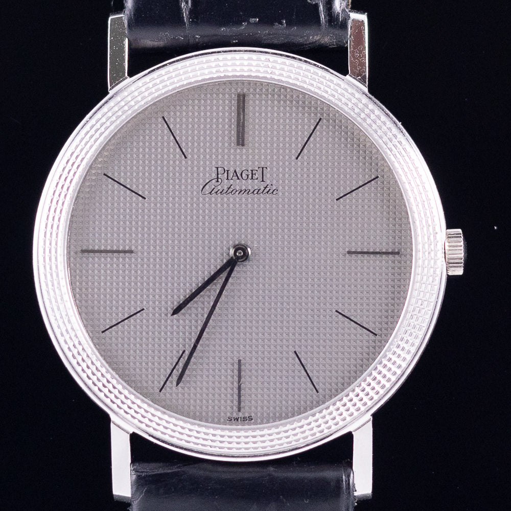 PIAGET Ref.12314 Clous de Paris Automatic Cal.12P 18K White Gold