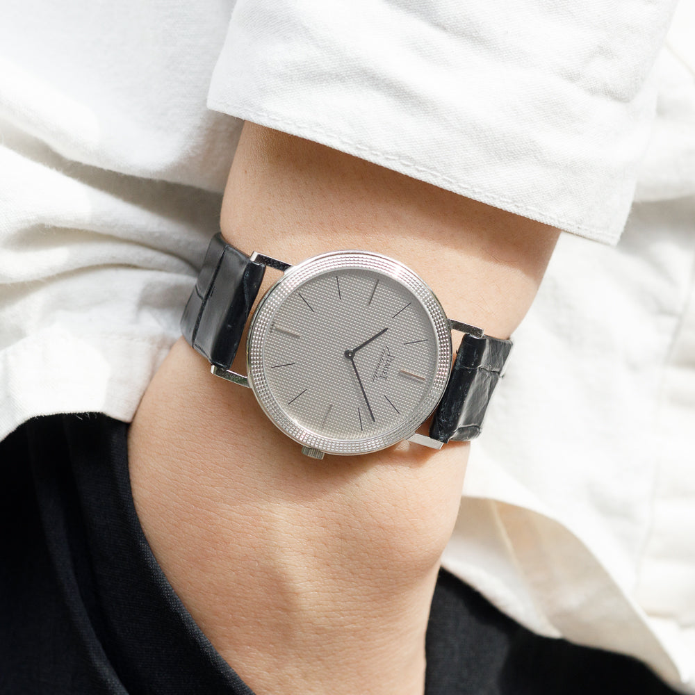 PIAGET Ref.12314 Clous de Paris Automatic Cal.12P 18K White Gold