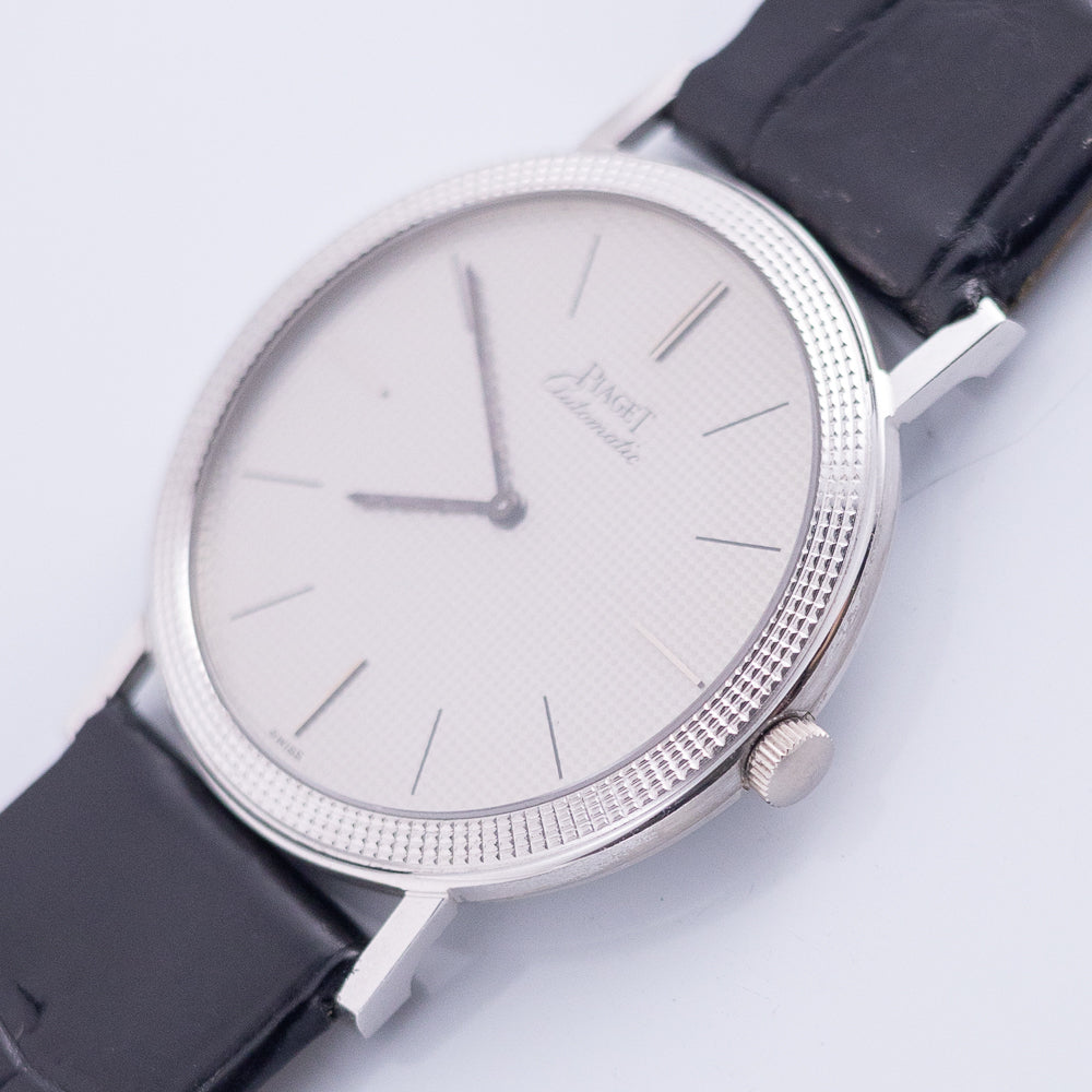 PIAGET Ref.12314 Clous de Paris Automatic Cal.12P 18K White Gold