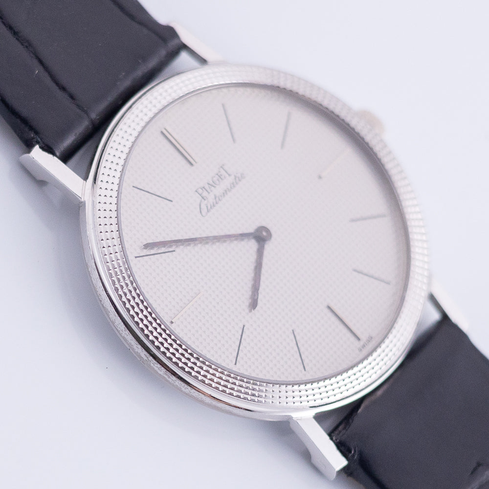 PIAGET Ref.12314 Clous de Paris Automatic Cal.12P 18K White Gold