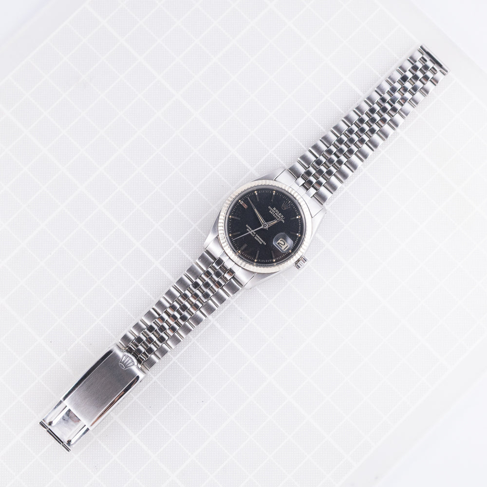 ROLEX DATEJUST Ref.1601 Black Gilt Dial