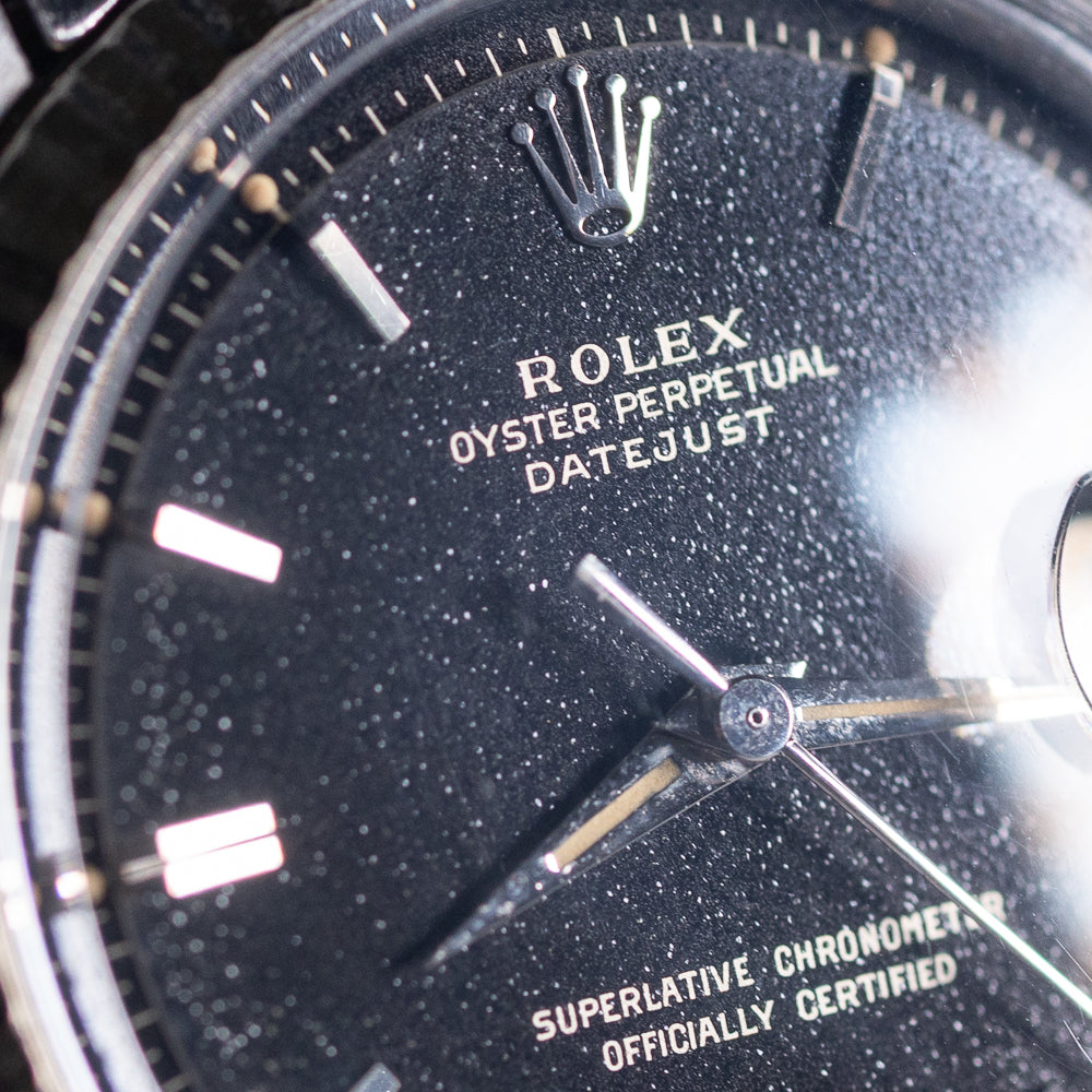 ROLEX DATEJUST Ref.1601 Black Gilt Dial