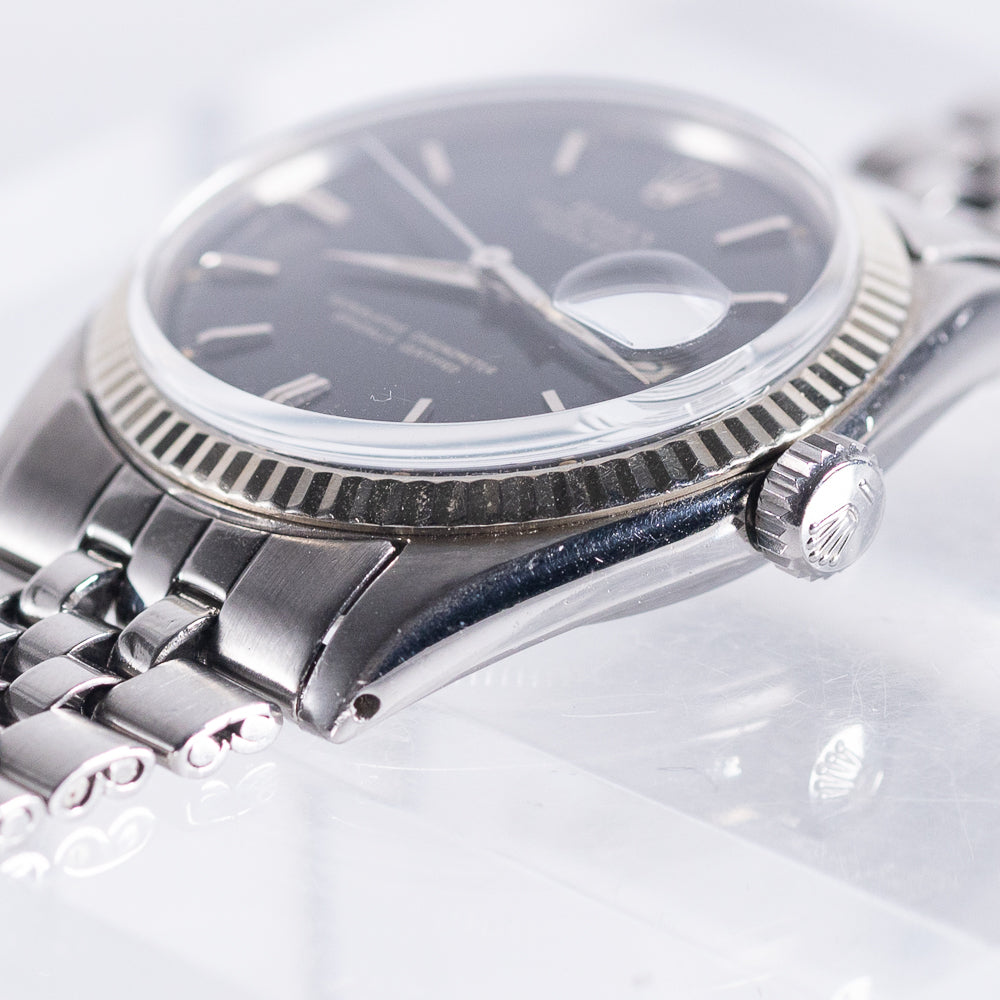 ROLEX DATEJUST Ref.1601 Black Gilt Dial