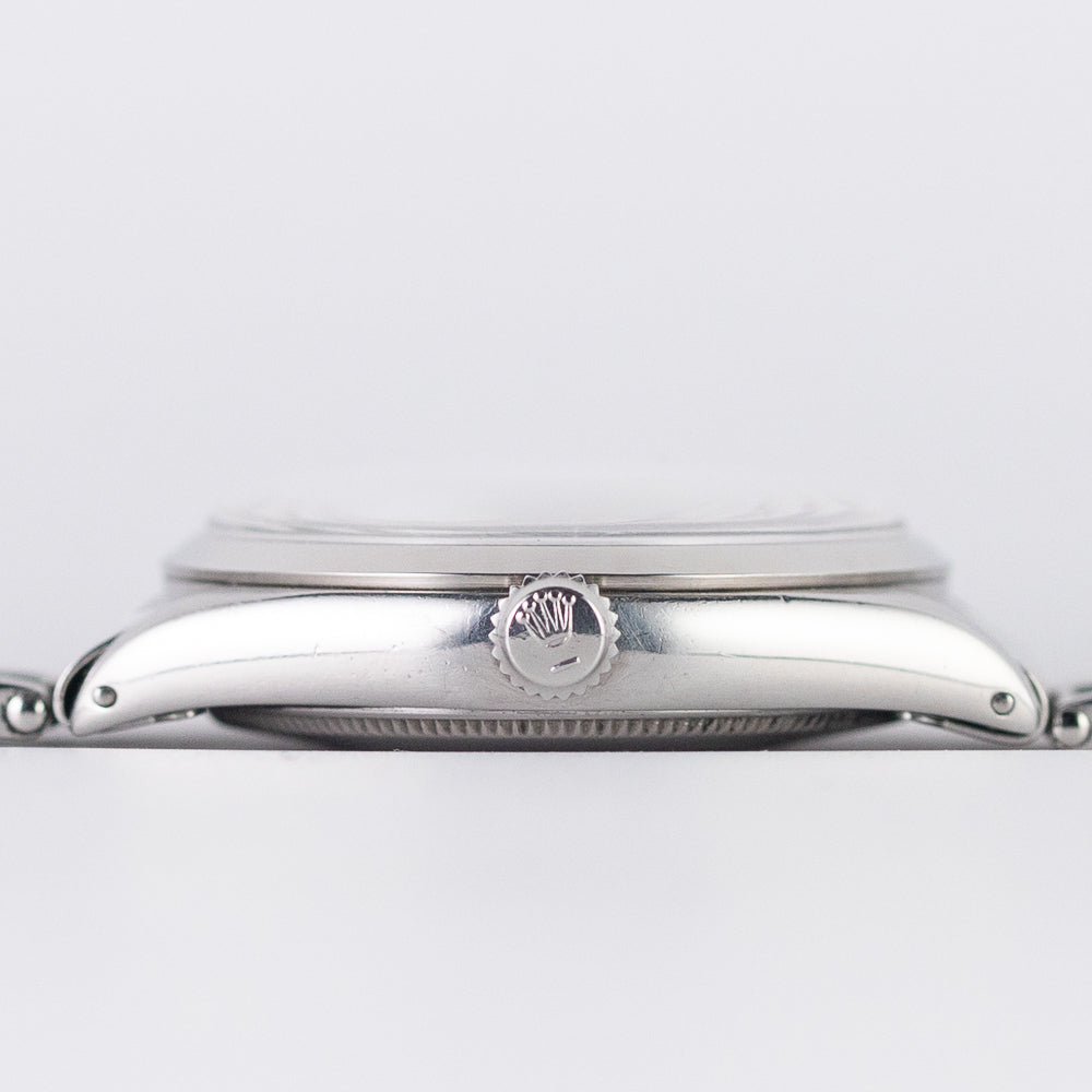 ROLEX OYSTER PERPETUAL Ref.1002 Black Gloss Dial with Silver Surface Printing