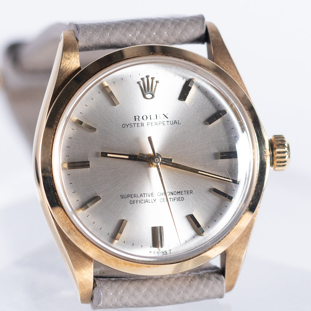 ROLEX OYSTER PERPETUAL Ref.1002 14K Yellow Gold