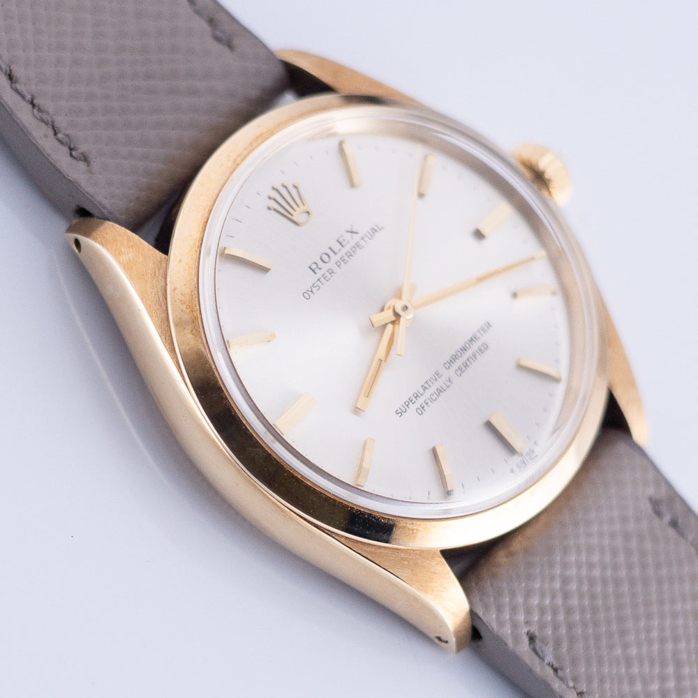 ROLEX OYSTER PERPETUAL Ref.1002 14K Yellow Gold