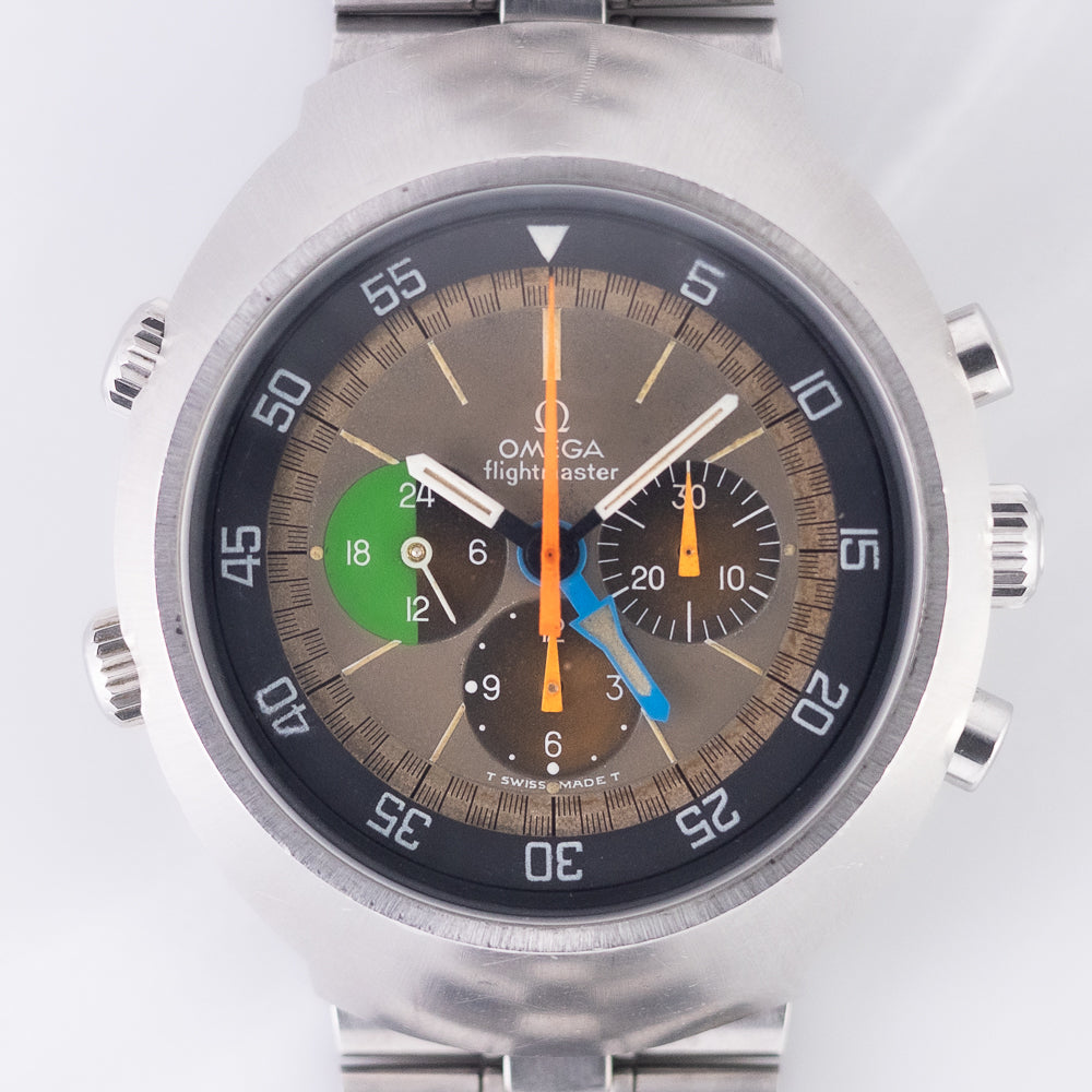 OMEGA Flightmaster No Dots but with dots Ref.145.013