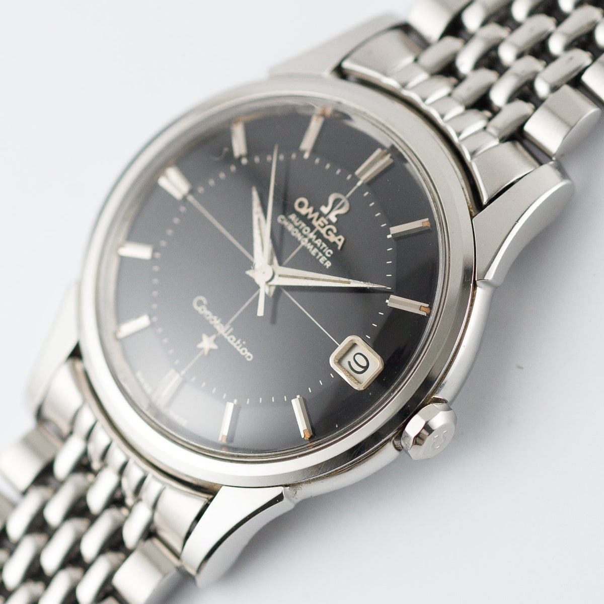 OMEGA Constellation Ref.14393 Glossy BLACK GLIT DIAL