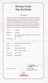 OMEGA Speedmaster Ref.145.022 Apollo XI 20th Anniversary Model