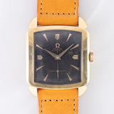 OMEGA Cioccolatone Automatic Black Guilloche 18K Yellow Gold Ref.3950