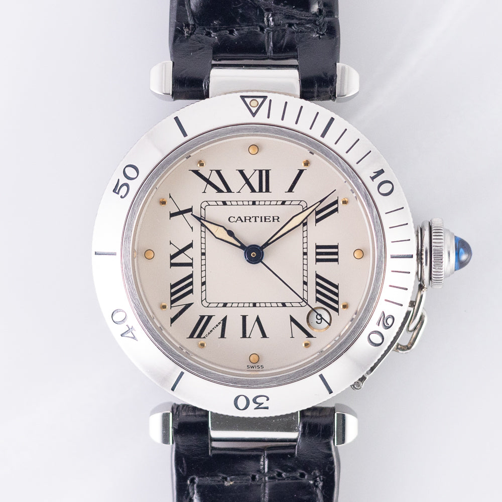 CARTIER LM PASHA TIMER Ref.R4010