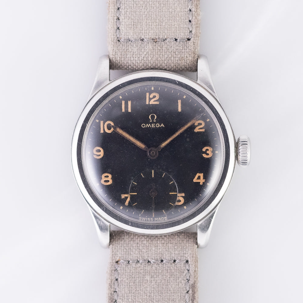 OMEGA SEI-TACCHE Black Gilt Dial