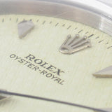 ROLEX OYSTER ROYAL Ref.6244 Honeycomb Dial with Expander Bracelet