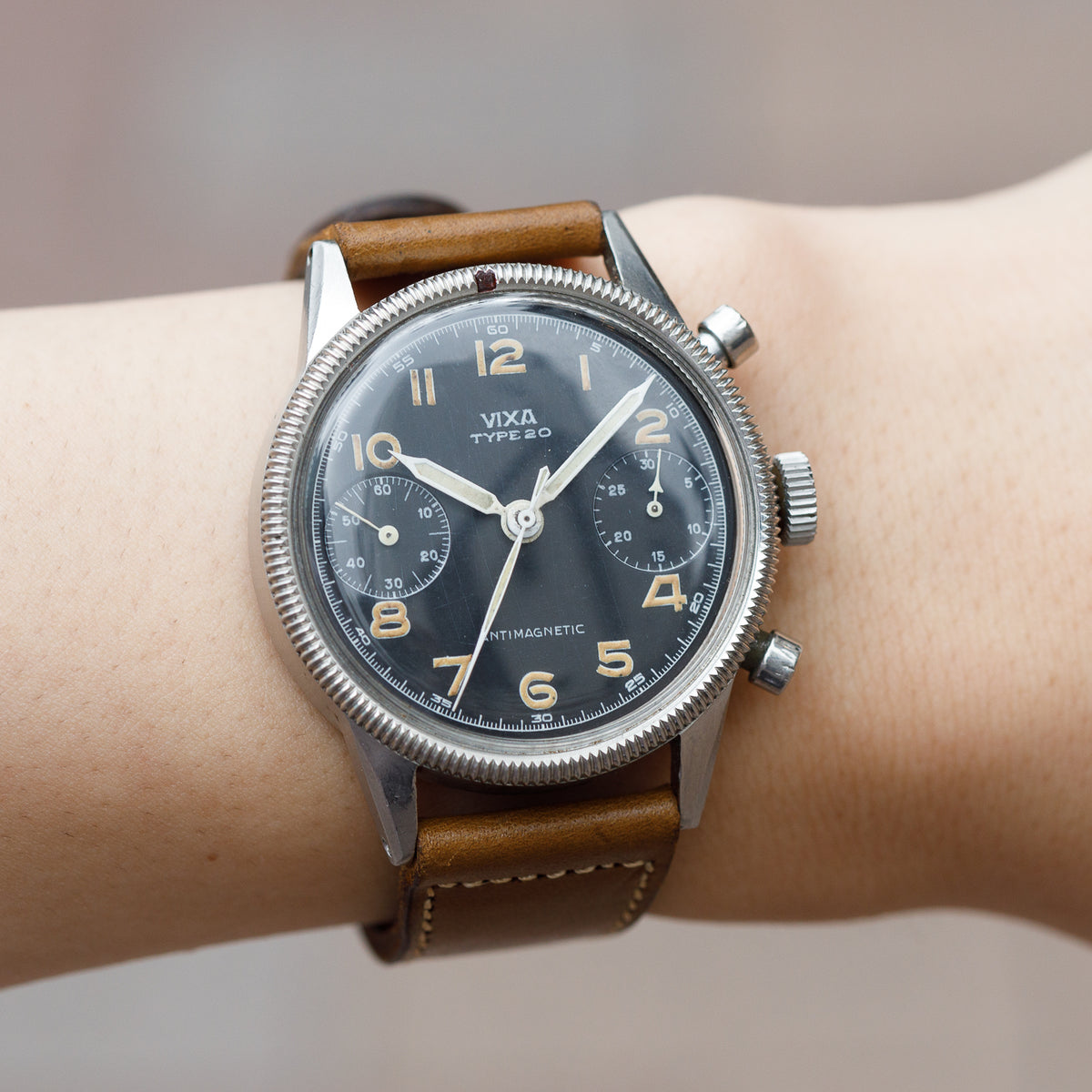 VIXA TYPE20 Ref.510054 French Air Force Flyback Chronograph