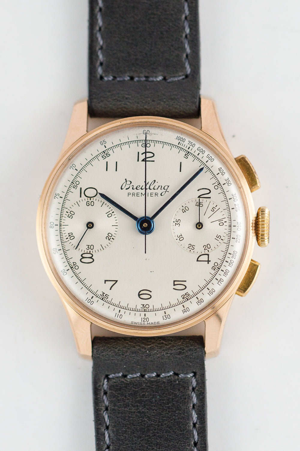 BREITLING PREMIER Ref.789 18KRG Super Edge – TIMEANAGRAM