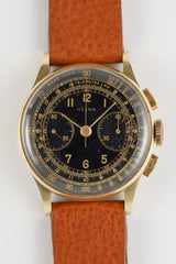 Helma Black Gilt Two-tone Dial