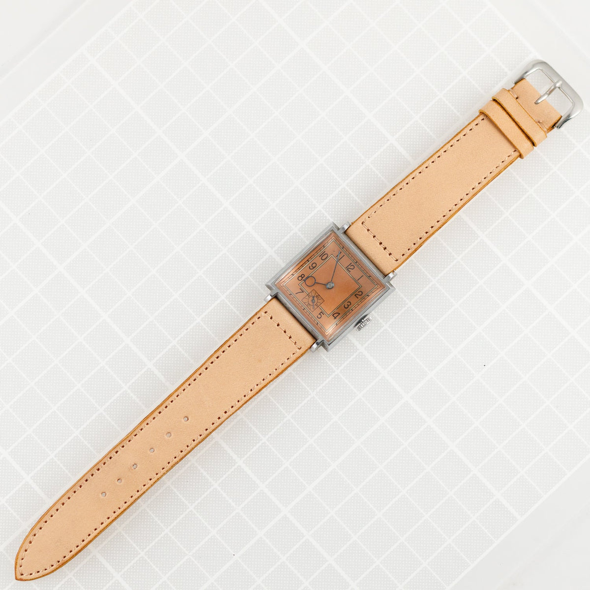 ANONYMOUS Art-Deco Copper Dial