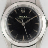 ROLEX OYSTER PERPETUAL Ref.6623 Glossy Black Gilt Dial