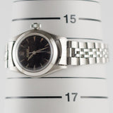 ROLEX OYSTER PERPETUAL Ref.6623 Glossy Black Gilt Dial