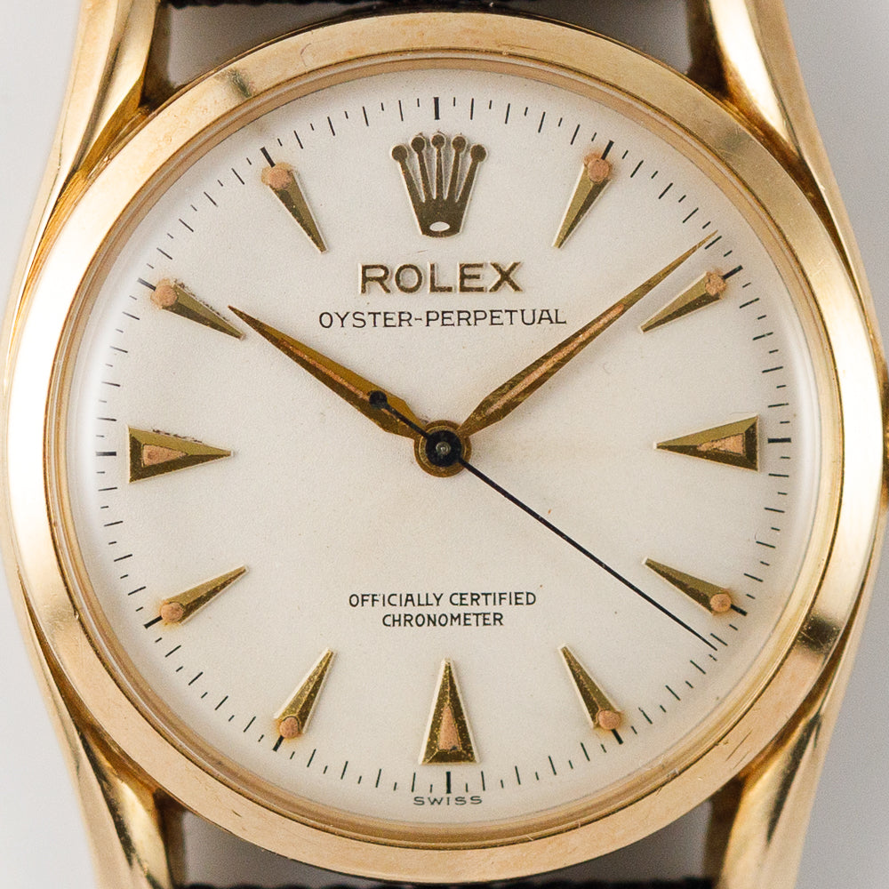ROLEX SEMI BUBBLEBACK Ref.6092 BOMBAY Lug
