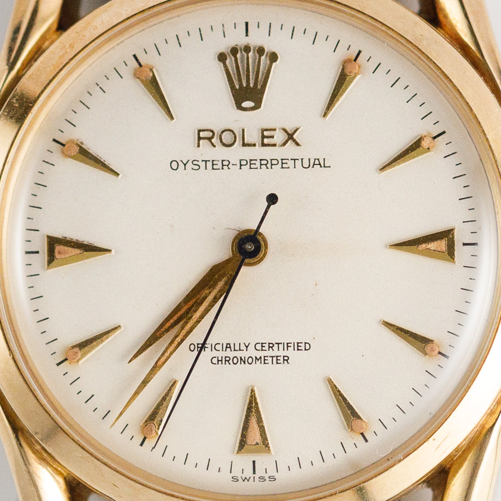 ROLEX SEMI BUBBLEBACK Ref.6092 BOMBAY Lug