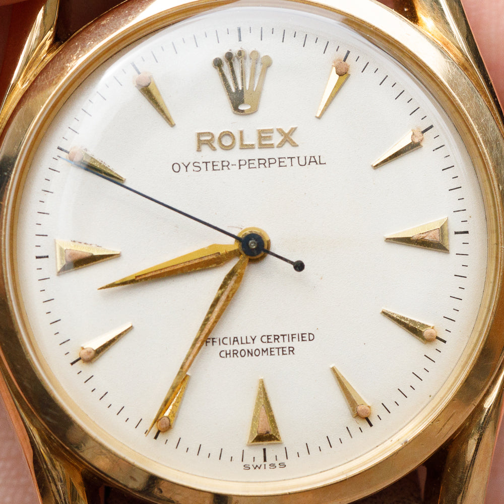 ROLEX SEMI BUBBLEBACK Ref.6092 BOMBAY Lug