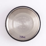 ROLEX OYSTER PERPETUAL DATE REF.1500 BLACK GILT PATINA DIAL