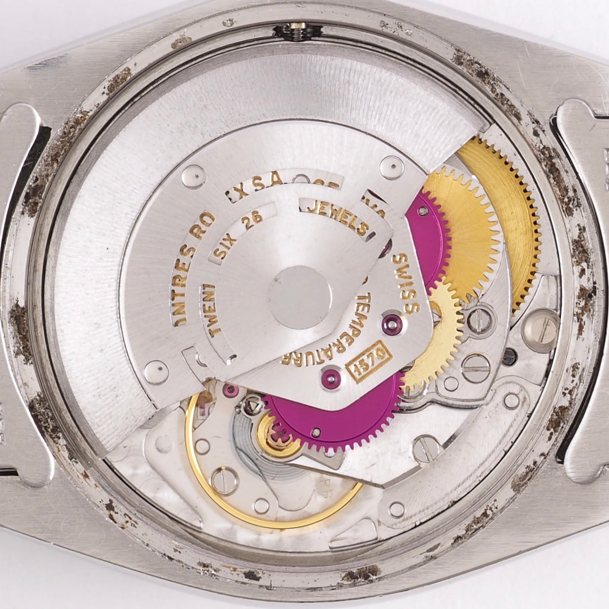 ROLEX OYSTER PERPETUAL DATE Ref.1500 Blue Patina Dial