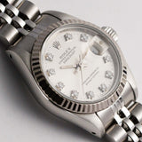 ROLEX DATEJUST REF.69174G 10 Points Diamond