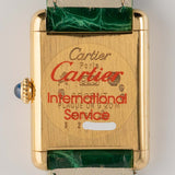 CARTIER SM must de tank Lapis Blue Dial