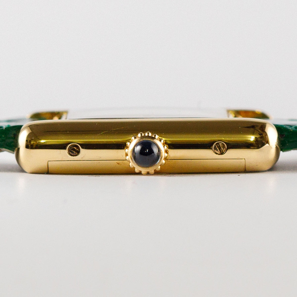 CARTIER SM must de tank Lapis Blue Dial