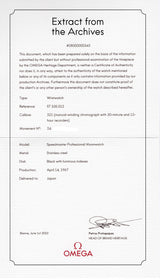 OMEGA SPEEDMASTER Ref.105.012 CB case Facet Lines On The Lugs